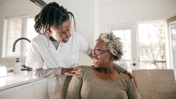 Premier Home Care caregiver providing 24/7 and live-in care in Southern California