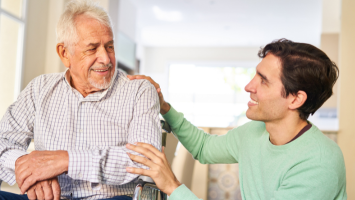 Premier Home Care caregiver providing personal care in Southern California